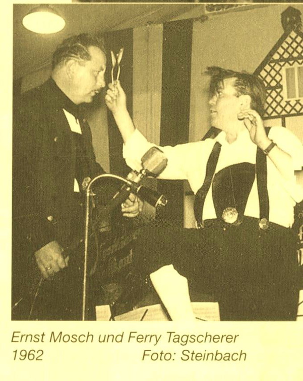 Tagscherer Ferry und Ernst Mosch