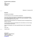 Brief an Fergus McWilliam