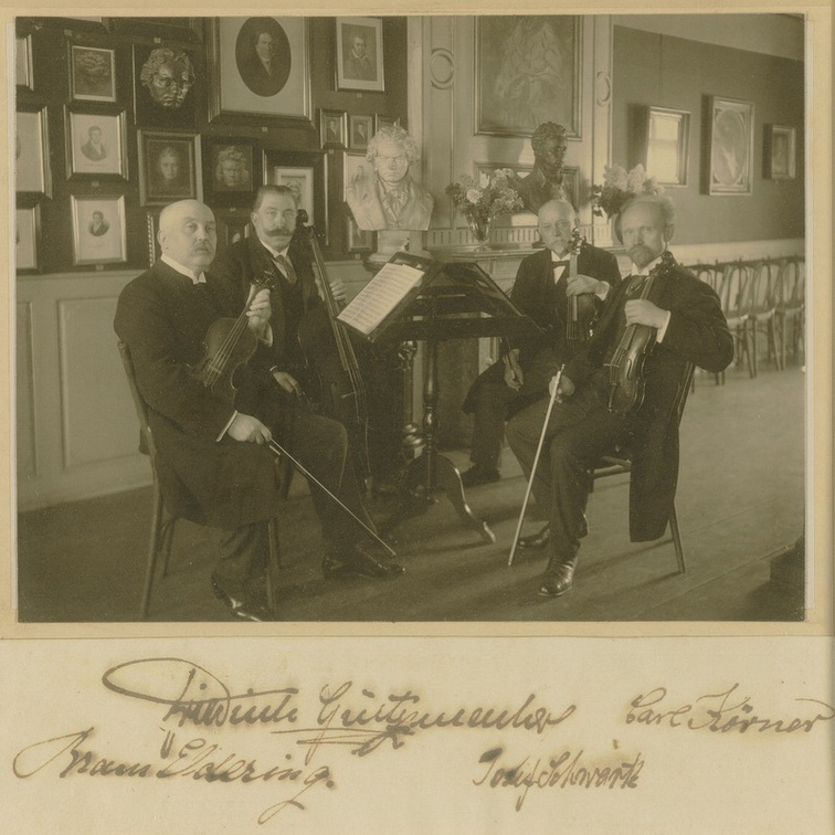 Guerzenich Quartett Foto Quelle Copyright Beethovenhaus Bonn