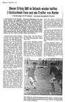 FCTV Urbach Germania Bietigheim I. Amateurliage 1968 1969 16.03.1969 Bericht