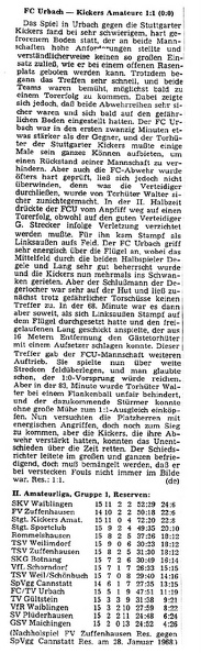 FCTV Urbach Stuttgarter Kickers Am. Saison 1967-68 16. Spieltag