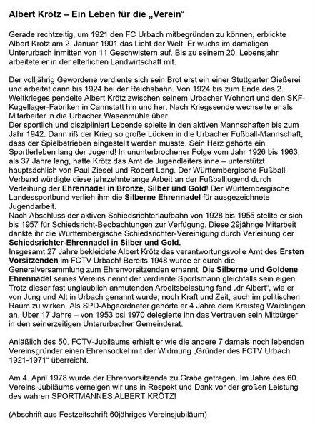 FCTV Urbach Albert Kroetz Ein Leben fuer den Verein.jpg