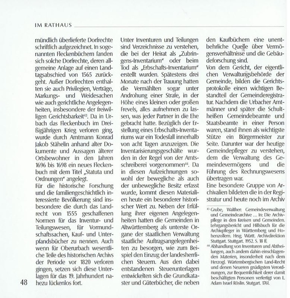 Urbacher Rathaeuser Seite 48