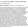 FCTV Urbach Saison 1985 86 FCTV Urbach TSV Neustadt FCTV Urbach 5. Spieltag am 29.09.1985