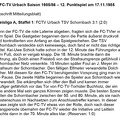 FCTV Urbach Saison 1985 86 FCTV Urbach TSV Schornbach 12. Spieltag am 17.11.1985
