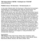 TSV Urbach Saison 1967 1968 TSV Oberurbach TSG Backnang Res. 17.09.1967
