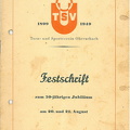 TSV Urbach Festschrift 50 Jahre 1949 Seite 01 Titelblatt