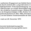 Kamm Gottlob  geb. 21.10.1897 verst. 20.11.1973 Minister Buergermeister Vereinsvorstand Seite 3