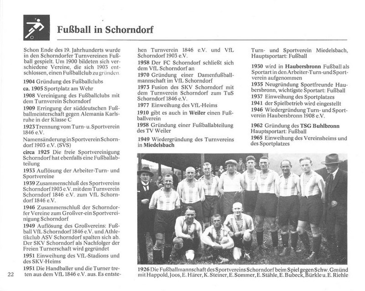 Sport in Schorndorf Fussball in Schorndorf Seite 22