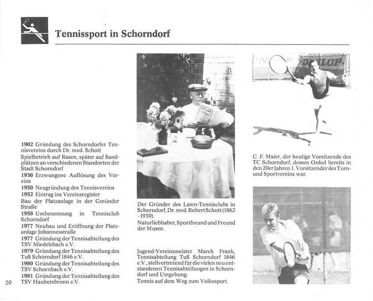 Sport in Schorndorf Tennissport in Schorndorf Seite 20