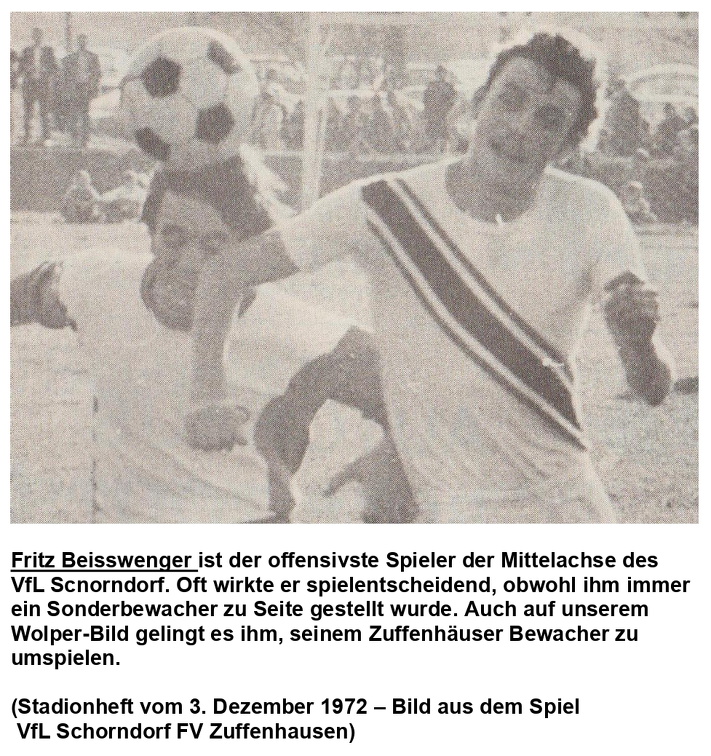 VfL Schorndorf Saison 1972 1973 VfL Schorndorf FV Zuffenhausen Spielszene 1 page-002