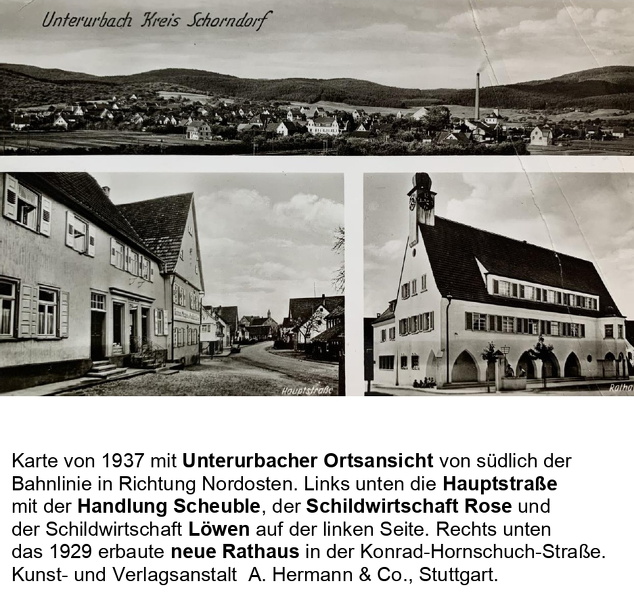 Ansichtskarten Urbach Ortsansichten Ansichtskarte  E05