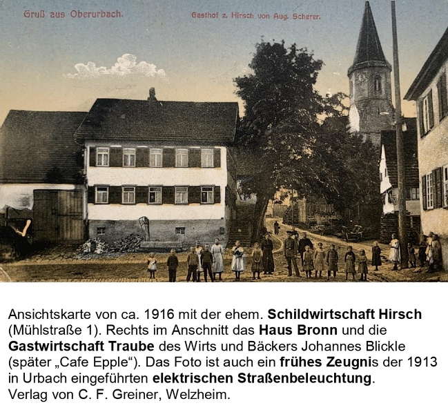 Ansichtskarten Urbach Ortsansichten Ansichtskarte  F03