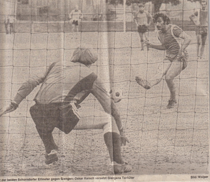 VfL Schorndorf I. Amateurliga Saison 1977 78 VfL Schorndorf TSG Giengen 2. Punktspiel 20.08.1977 Foto
