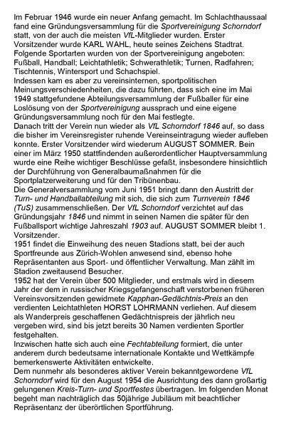 VfL Schorndorf 80jaehriges Jubilaeum 1983 Bericht Fritz Abele Heimatblaetter 1983 Seite 7