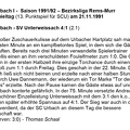 SC Urbach Saison 1991 92 13. Punktspiel SC Urbach SV Unterweissach 21.11.1991