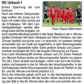 SC Urbach Saison 2025 26 Spieltag 14.09.2025 Teil 1