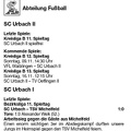 SC Urbach I Bezirksliga Saison 2025 2026 Spieltag 02.11.2025 Teil 1 (211 Besuche) SC Urbach I Bezirksliga Saison 2025 2026 Spieltag 02.11.2025 Teil 1