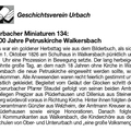 Petruskirche Walkersbach Urbacher Miniaturen Nr. 134 Seite 1