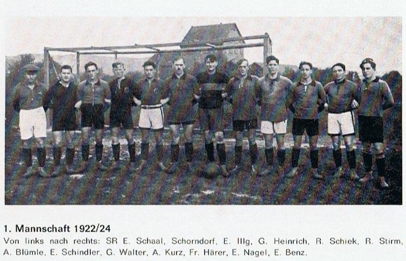 TSV Urbach Saison 1922 1924